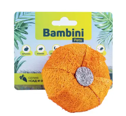 Купить bambini pets Игрушка для грызунов "Тыква" из люфы