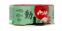 Prime Asia влажный корм для взрослых кошек тунец с угрем в желе (банка)