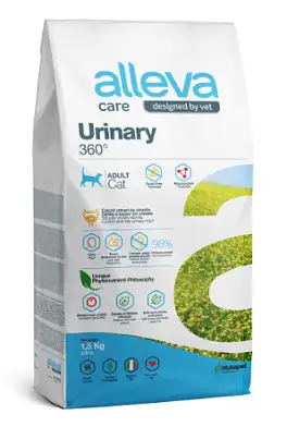 Alleva Care Cat Adult Urinary 360 сухой диетический корм для взрослых кошек для растворения струвитных камней